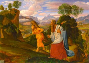 Abraham and Isaac by Ferdinand von Olivier, 1817